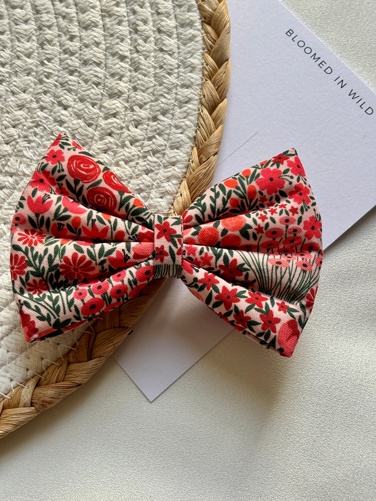 Floral Soft Bloomed - Classic Bow