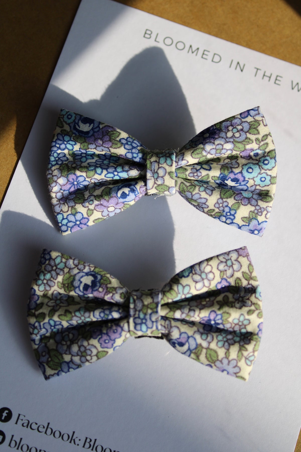 Couture Check & Bloom Bow