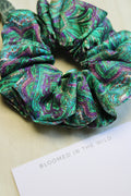 Vibrant Green Scrunchie