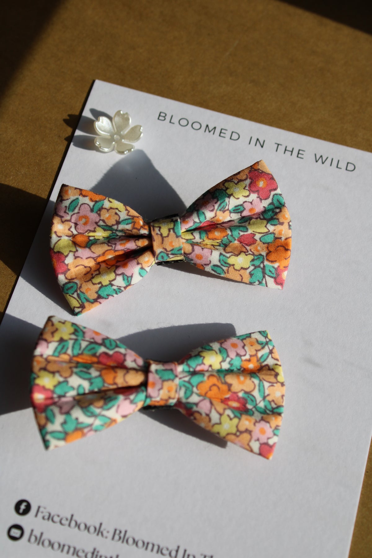 Couture Check & Bloom Bow