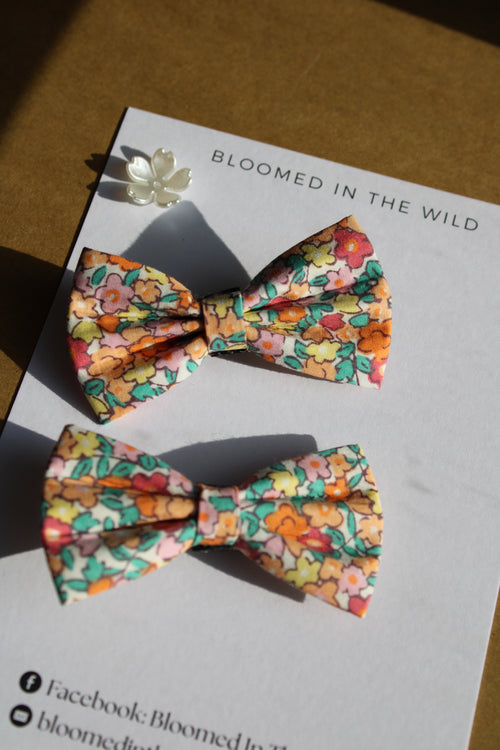 Couture Check & Bloom Bow