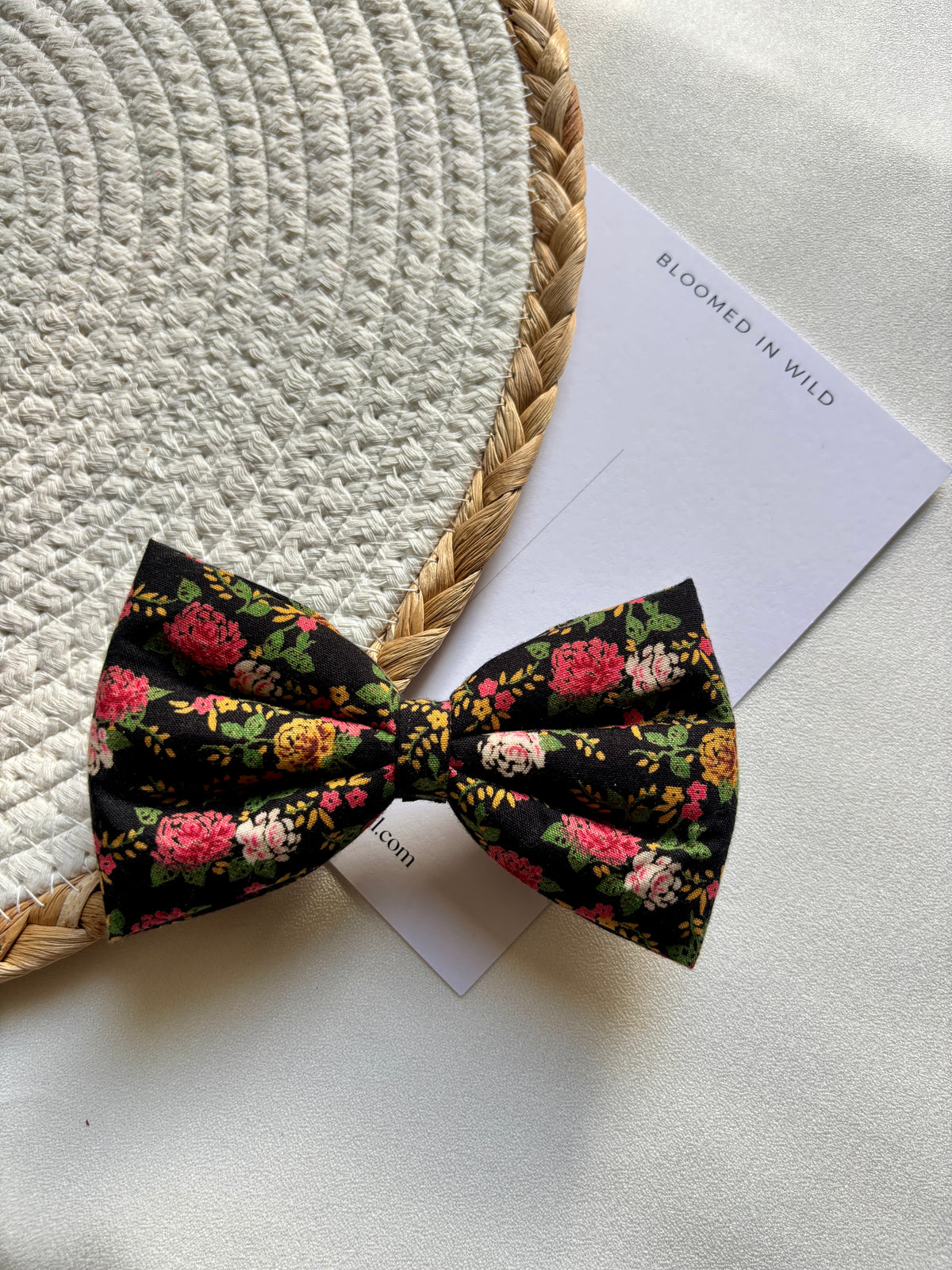 Midnight Bloom Garden - Classic Bow