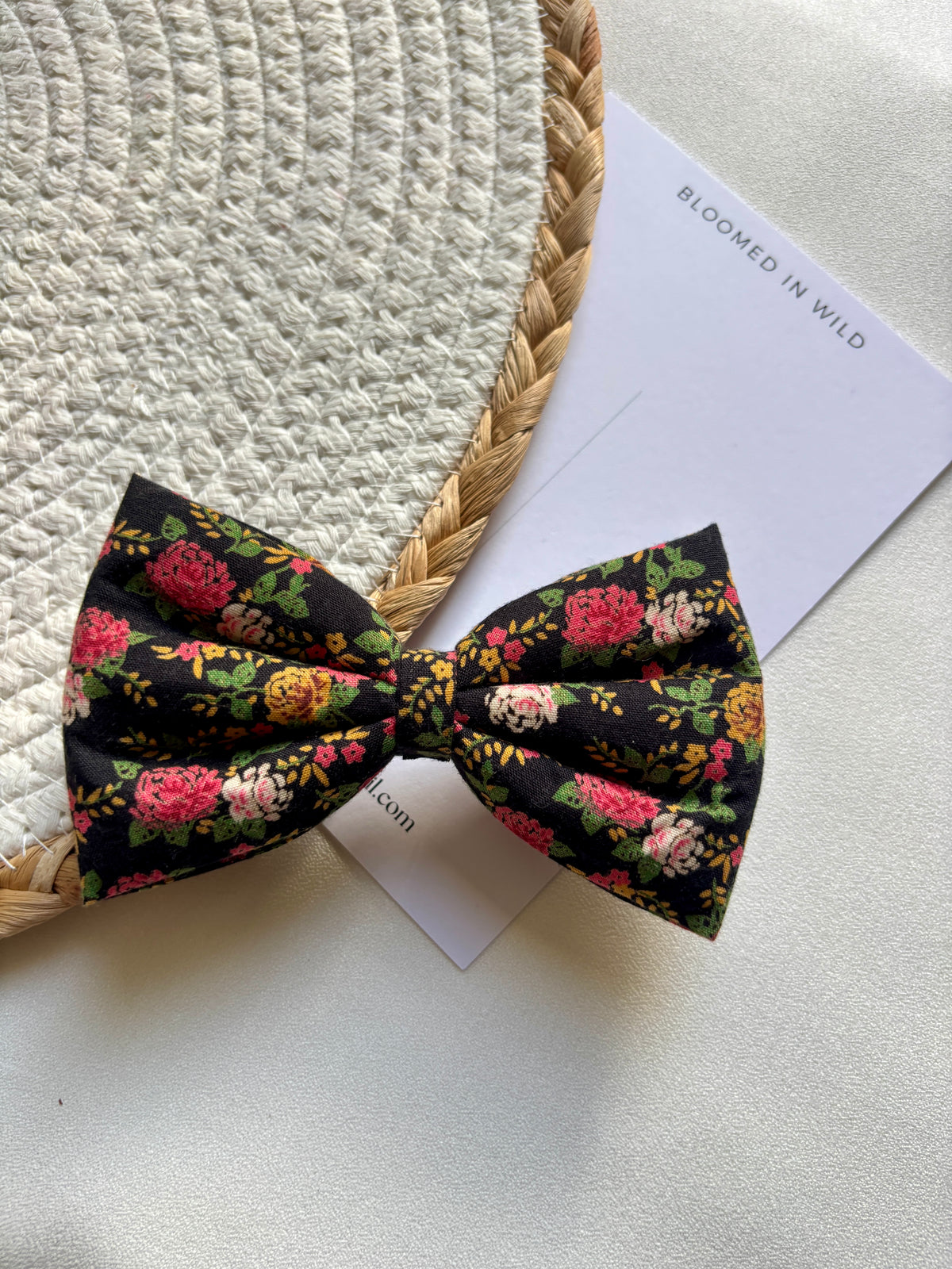 Midnight Bloom Garden - Classic Bow
