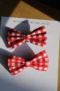 Couture Check & Bloom Bow