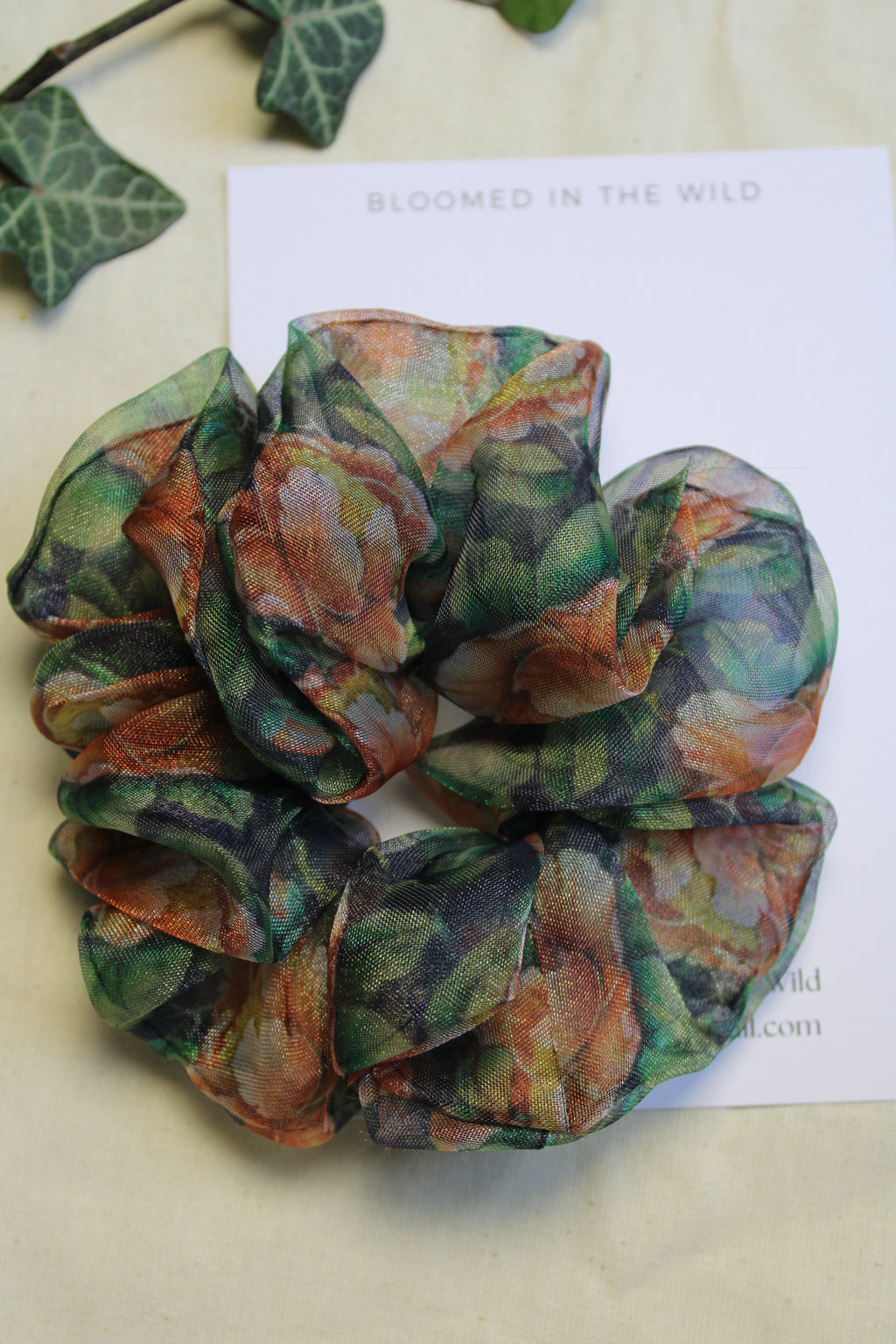 Floral Organza Scrunches M