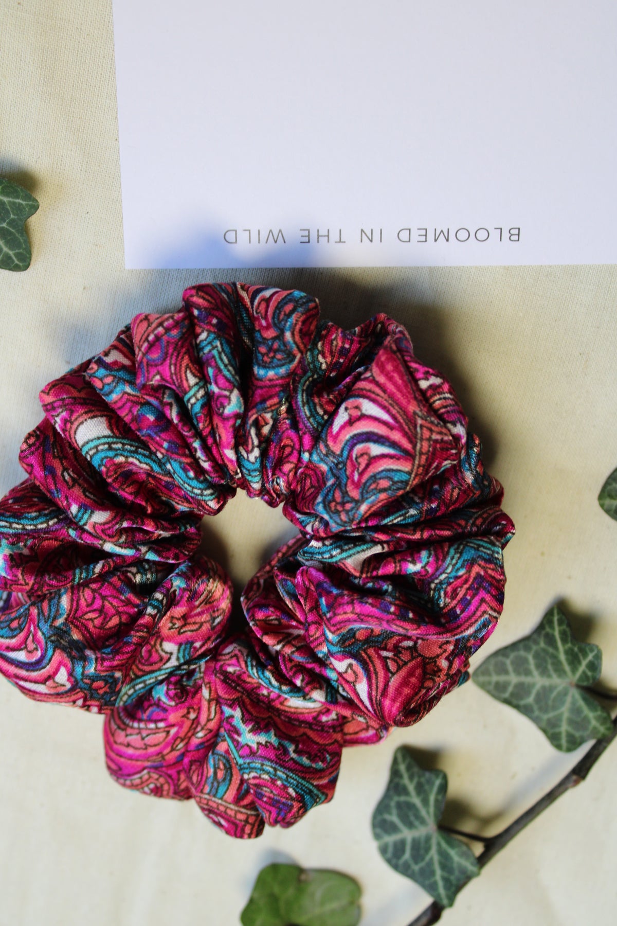 Vibrant pink Scrunchie